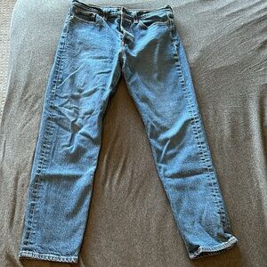 Levi’s wedgie icon fit ankle jeans, size 29, medium wash